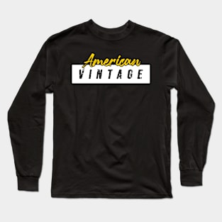 American vintge Long Sleeve T-Shirt